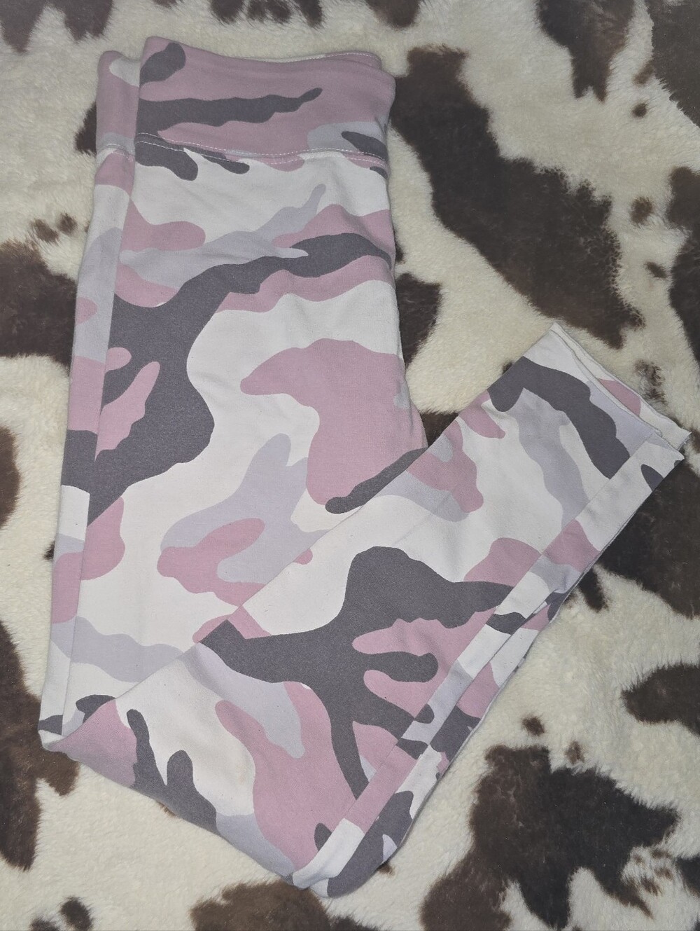 7/8 Pink Camo Leggings